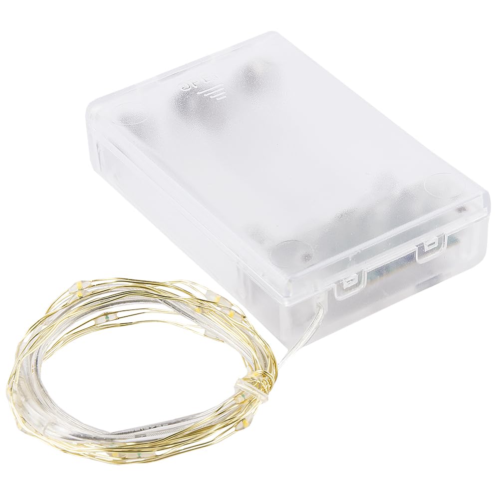 ideen-mit-herz-led-draht-lichterkette-warmwei-20-leds-1-30-m-golddraht-mit-timer image 1