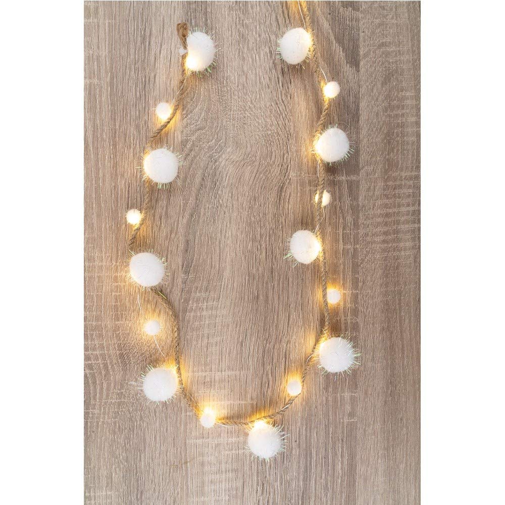 ideen-mit-herz-led-lichterkette-pompons-juteband-20-leds-warmwei image 4