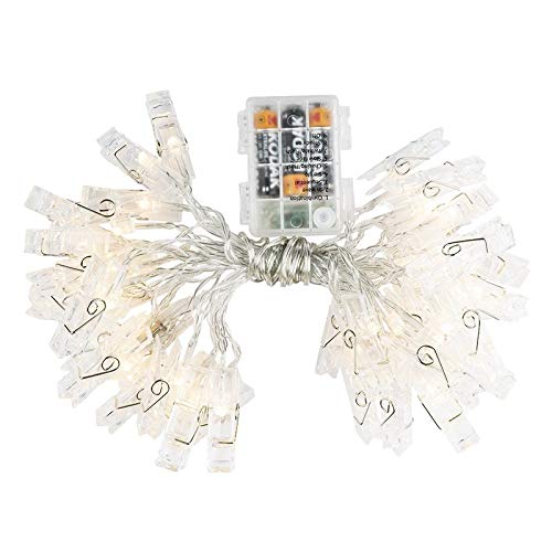 ideen-mit-herz-led-lichterkette-foto-clips-40-leds-warmwei-6m image 2