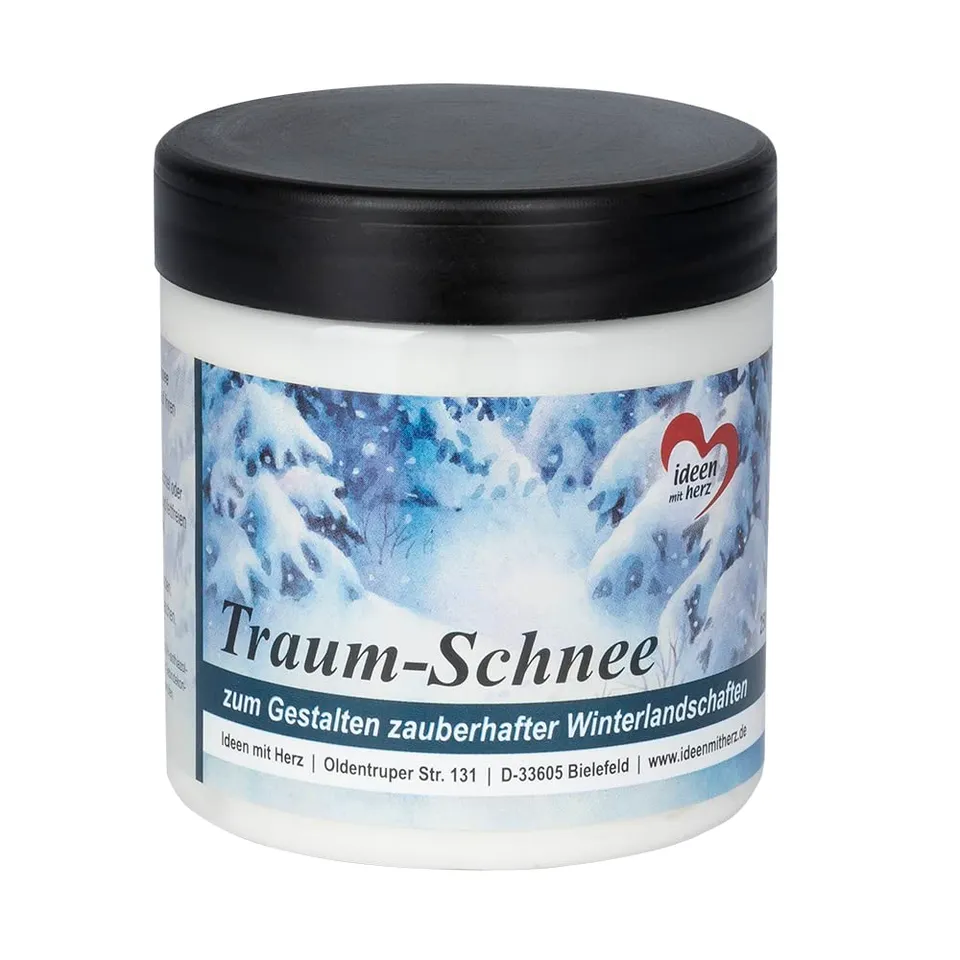 ideen-mit-herz-traum-schnee-wei-dekorative-schneepaste-250-ml-kunst-schnee image 1