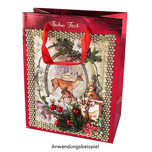 ideen-mit-herz-edle-geschenktaschen-23x18x10-cm-papier-rot-3-st-ck image 4