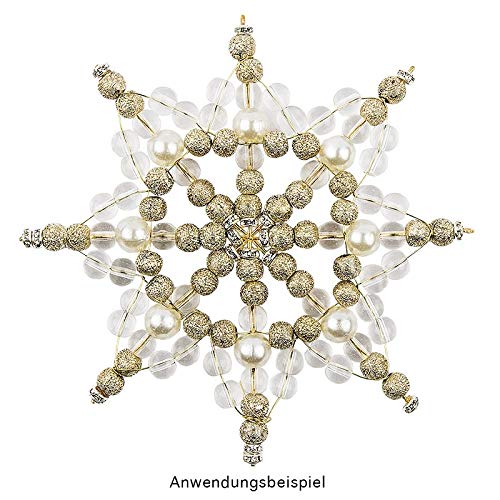 ideen-mit-herz-drahtsterne-hellgold-13-cm-8-strahlig-5-st-ck-kupfer image 3