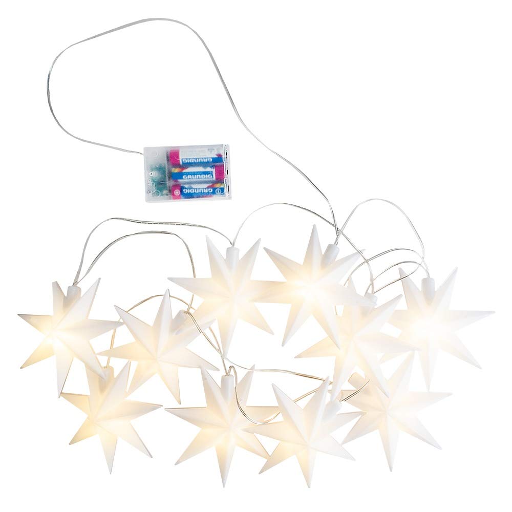 ideen-mit-herz-led-lichterkette-sterne-indoor-10x-wei-12-cm-warmwei-mit-timer image 2