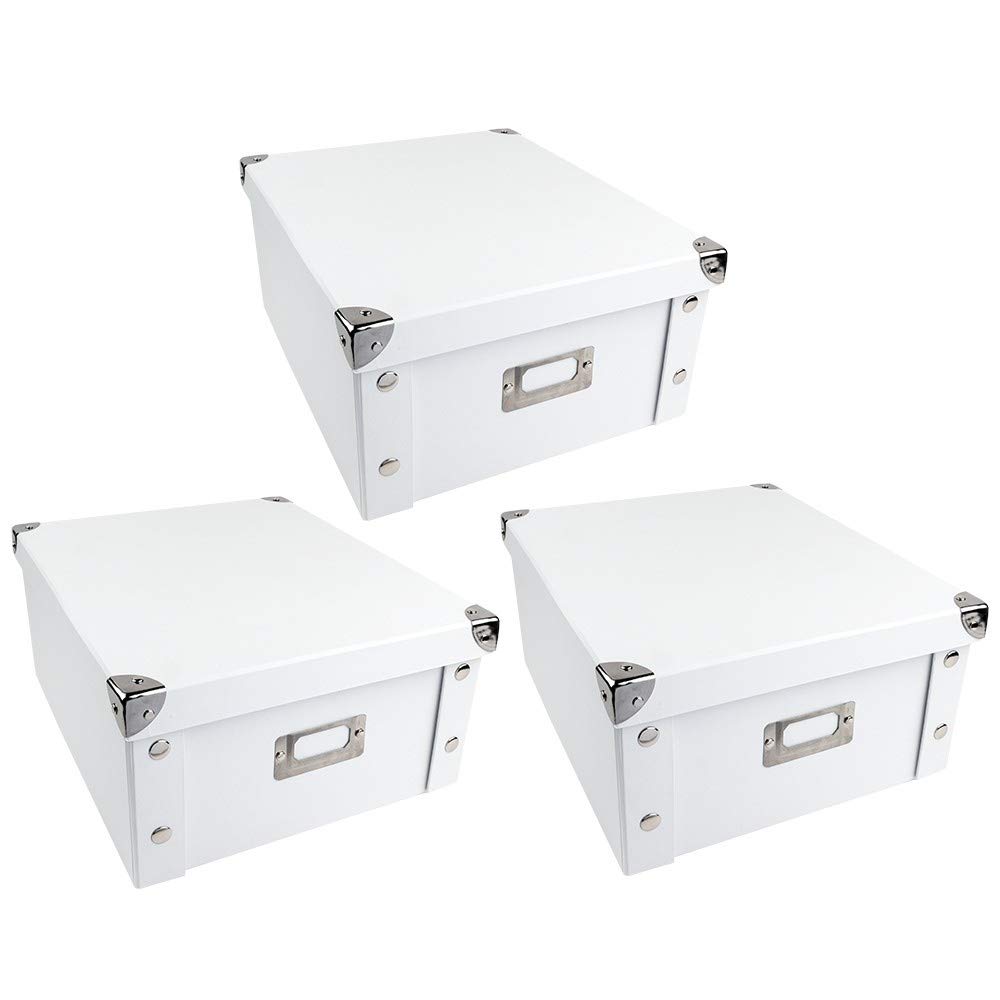 ideen-mit-herz-ordnungsboxen-3er-set-mit-deckel-faltbar-11l-31x26x14-cm-schwarz image 8