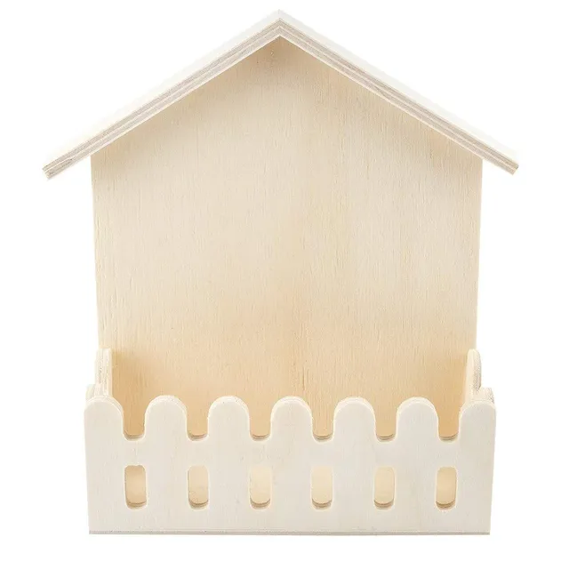 ideen-mit-herz-haus-mit-zaun-holz-13cm-x-16cm-x-5cm-zum-aufstellen image 1