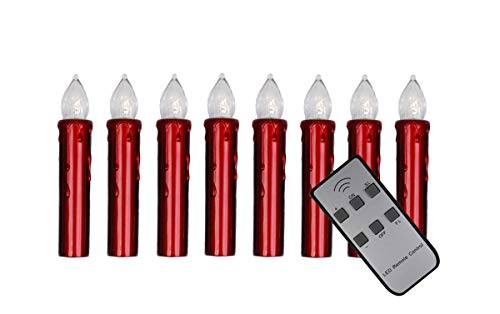 hdg-led-baumkerzen-rot-8-st-ck-15-mm-mit-fernbedienung image 2