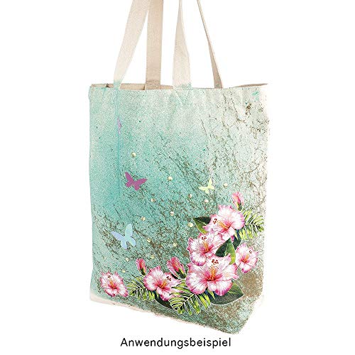 ideen-mit-herz-color-b-geltransfer-glitzer-hibiskus-din-a4 image 8