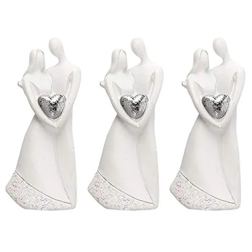 ideen-mit-herz-deko-figuren-brautpaar-2-6-cm-x-2-5-cm-x-1-4-cm-3-st-ck-polyresin image 1