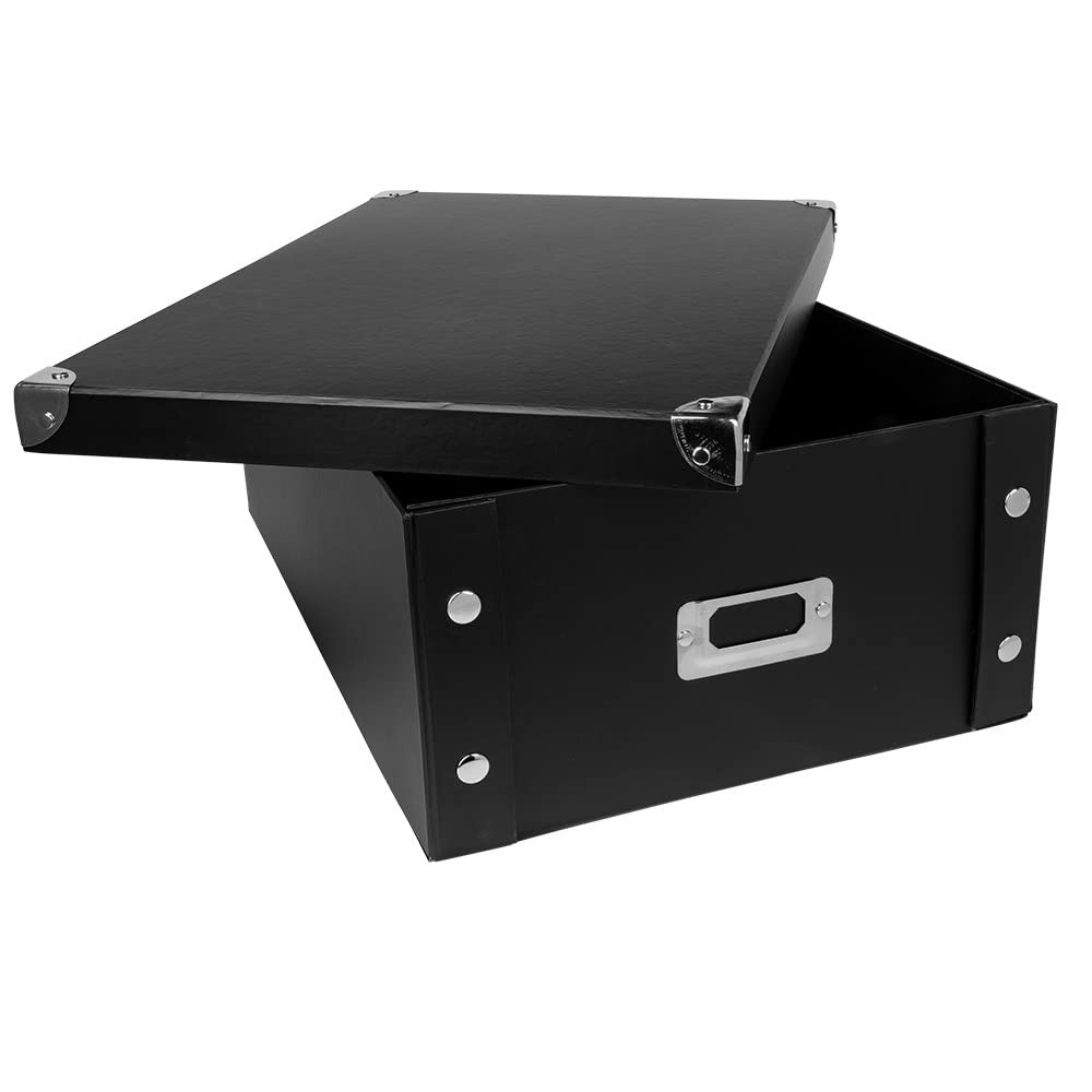ideen-mit-herz-ordnungsboxen-3er-set-mit-deckel-faltbar-schwarz-16-liter-40-5-x- image 3