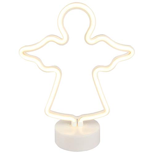ideen-mit-herz-led-lichtschlauch-engel-mit-podest-29-5-cm-warmwei image 2