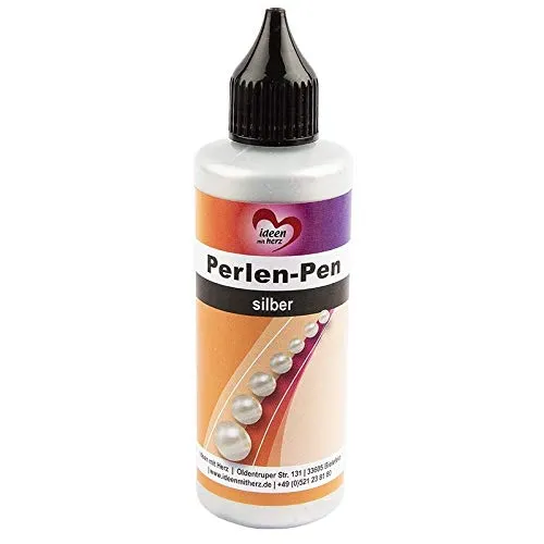 ideen-mit-herz-perlen-pen-xl-82-ml-silber-auf-wasserbasis image 1