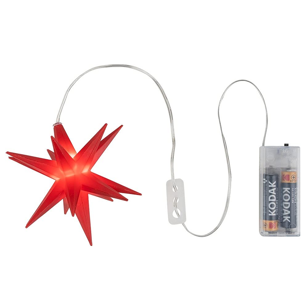 ideen-mit-herz-led-stern-3er-set-rot-10cm-batteriebetrieben-mit-timer image 2