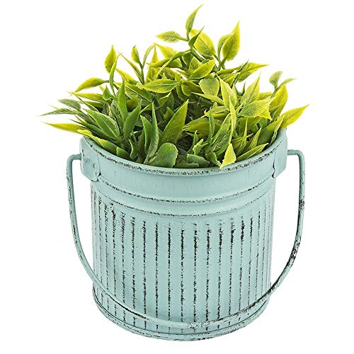 ideen-mit-herz-deko-eimer-mit-henkel-eisen-mint-7-cm-x-7-cm image 3