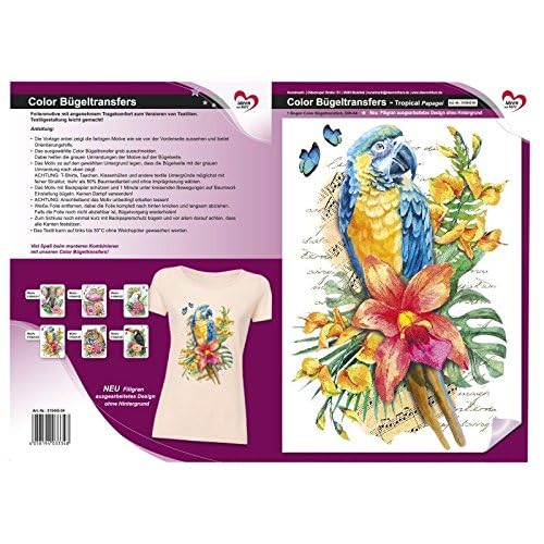 ideen-mit-herz-color-b-geltransfer-papagei-din-a4-textilfolie image 4
