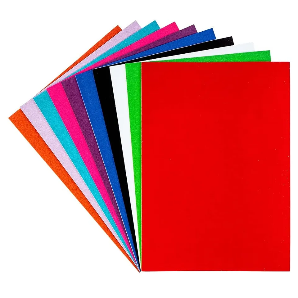 ideen-mit-herz-moosgummi-selbstklebend-filzoptik-din-a4-2mm-10-bogen-10-farben image 1
