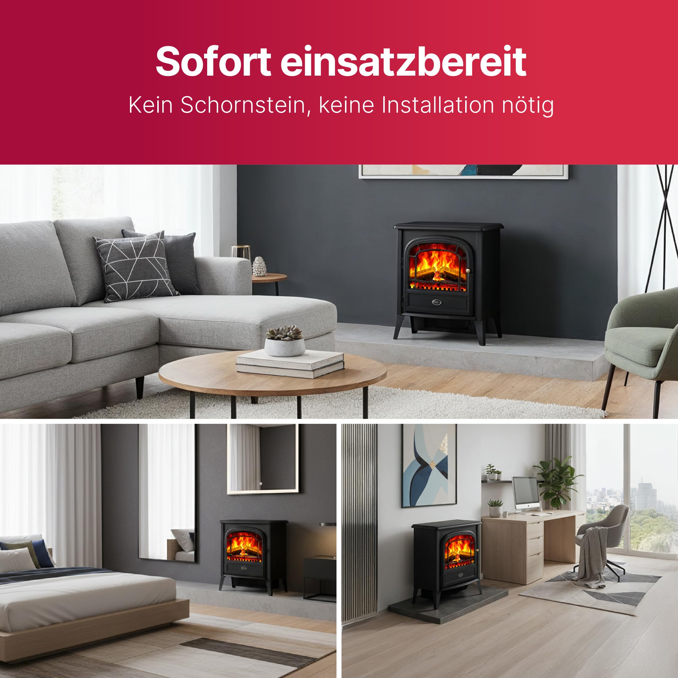dimplex-club-elektrokamin-freistehend-optiflame-led-holzscheit-glutbett-2-kw-hei image 5