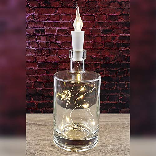 ideen-mit-herz-led-flaschenlicht-kerze-11-leds-warmwei-10-cm-konisch image 7