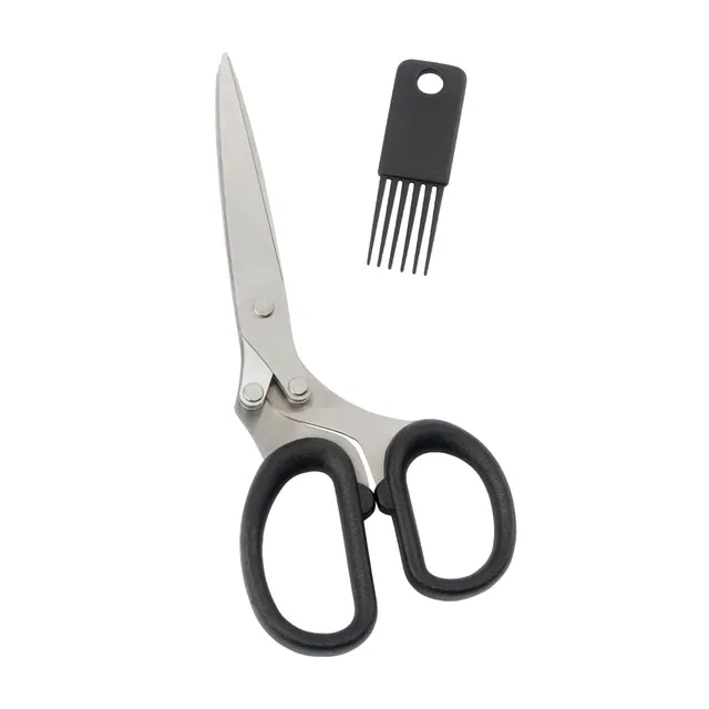 ideen-mit-herz-fransenschere-5-klingen-19-cm-mit-reinigungskamm image 1