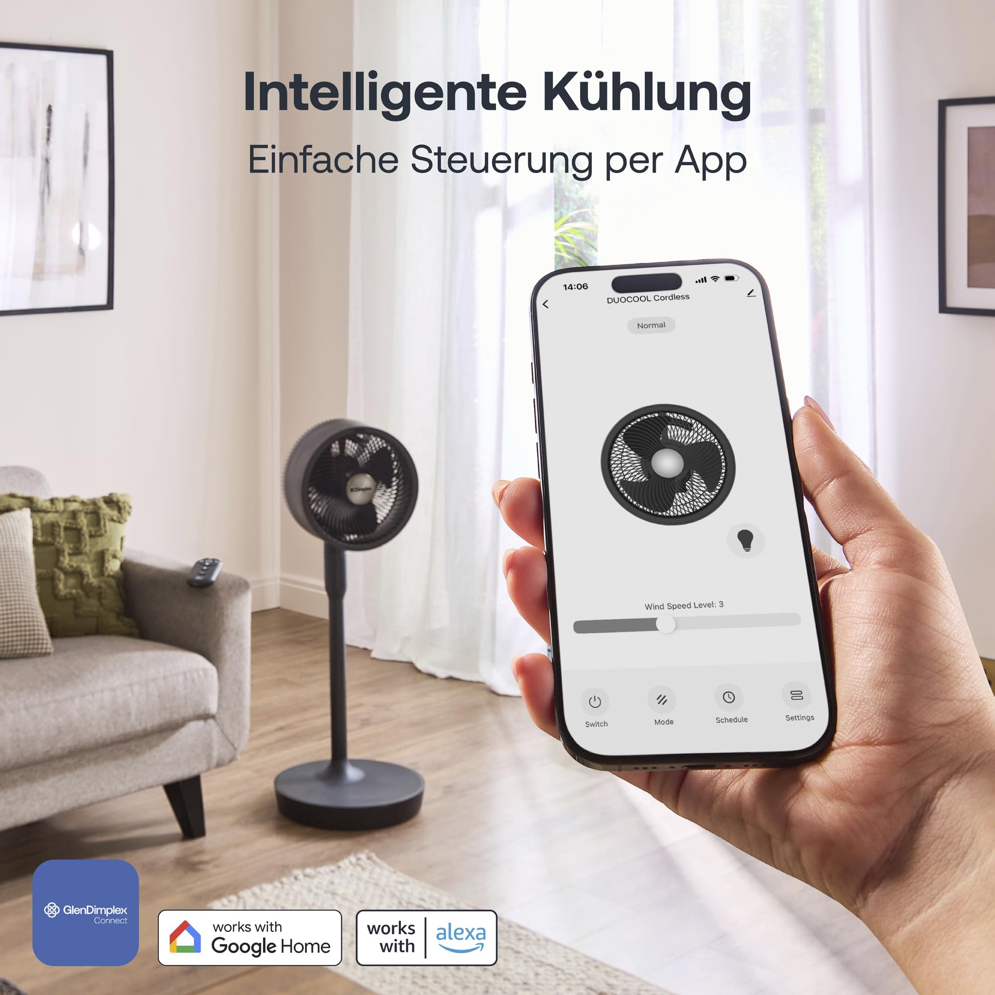 dimplex-duocool-smart-2-in-1-akkuventilator-stand-tischventilator image 7