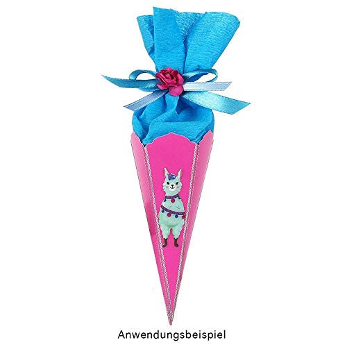 ideen-mit-herz-relief-stickerbogen-lamas-1-selbstklebende-aufkleber-14-x-21-cm-v image 2