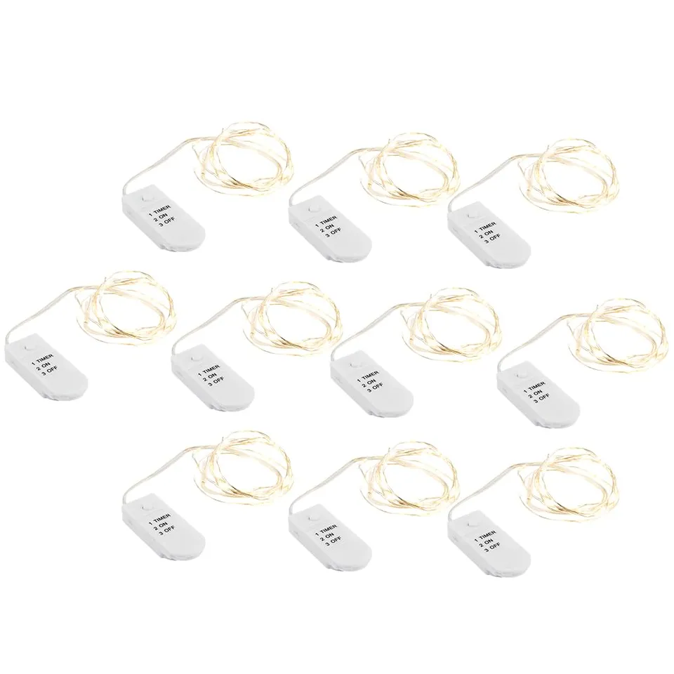 ideen-mit-herz-led-draht-lichterketten-warmwei-20-leds-1m-10er-set image 1