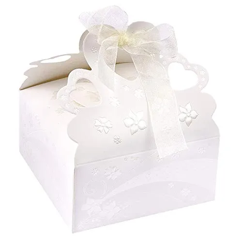 ideen-mit-herz-geschenkboxen-10er-set-perlmutt-herzen-bl-ten-wei-11x11x5-5-cm image 1