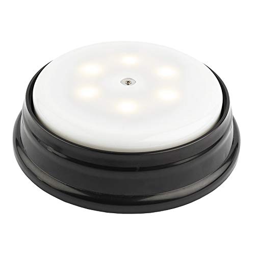 ideen-mit-herz-led-drehpodest-drehteller-schwarz-warmwei image 1
