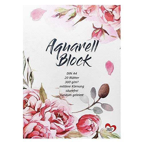ideen-mit-herz-aquarell-block-din-a4-20-blatt-300-g-m image 8