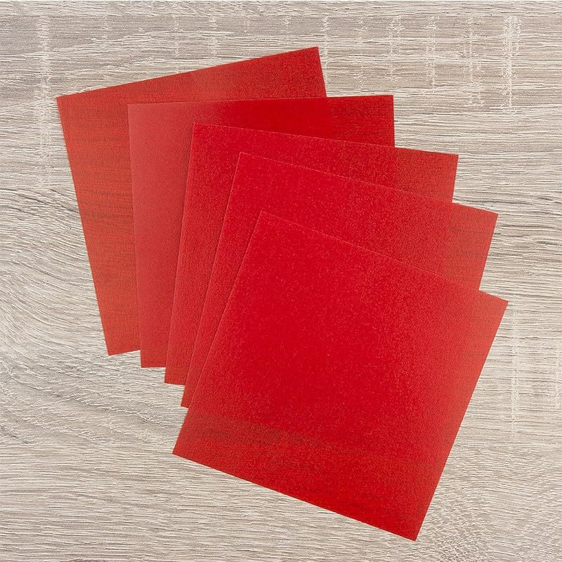 ideen-mit-herz-transparentpapier-rot-10x10-cm-100-blatt-110-g-qm-premium-faltpap image 7