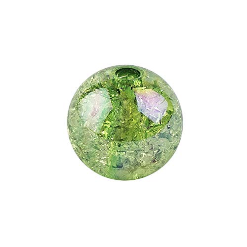 ideen-mit-herz-crackle-perlen-10mm-gr-n-50-st-ck-glas-optik-irisierend image 4