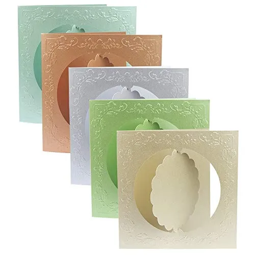 ideen-mit-herz-dreh-ornament-gru-karten-16x16cm-10-st-ck-inkl-umschl-ge image 1