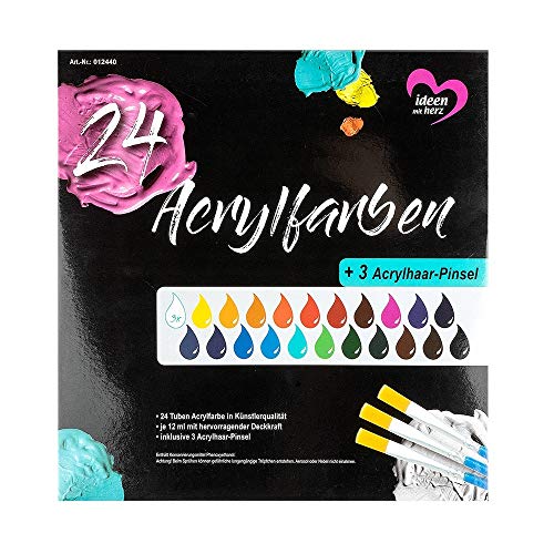 ideen-mit-herz-acrylfarben-set-24-tuben-12-ml-mit-3-pinseln image 8