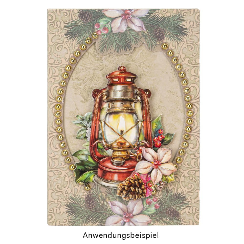 ideen-mit-herz-gru-karten-set-weihnachtliche-perlenrahmen-b6-10-karten image 5