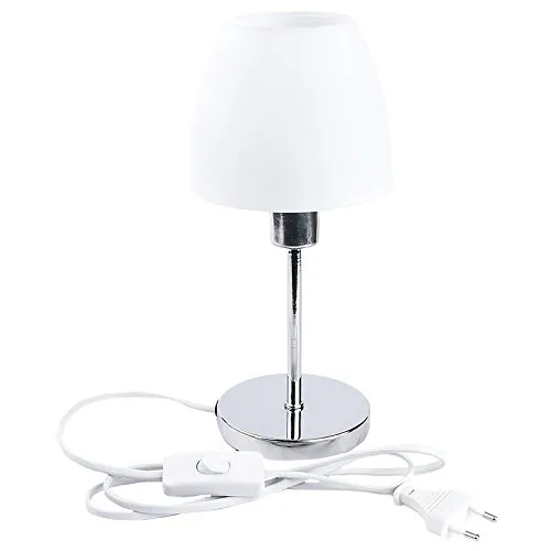ideen-mit-herz-tischleuchte-luna-wei-chromsockel-e14-27cm image 1