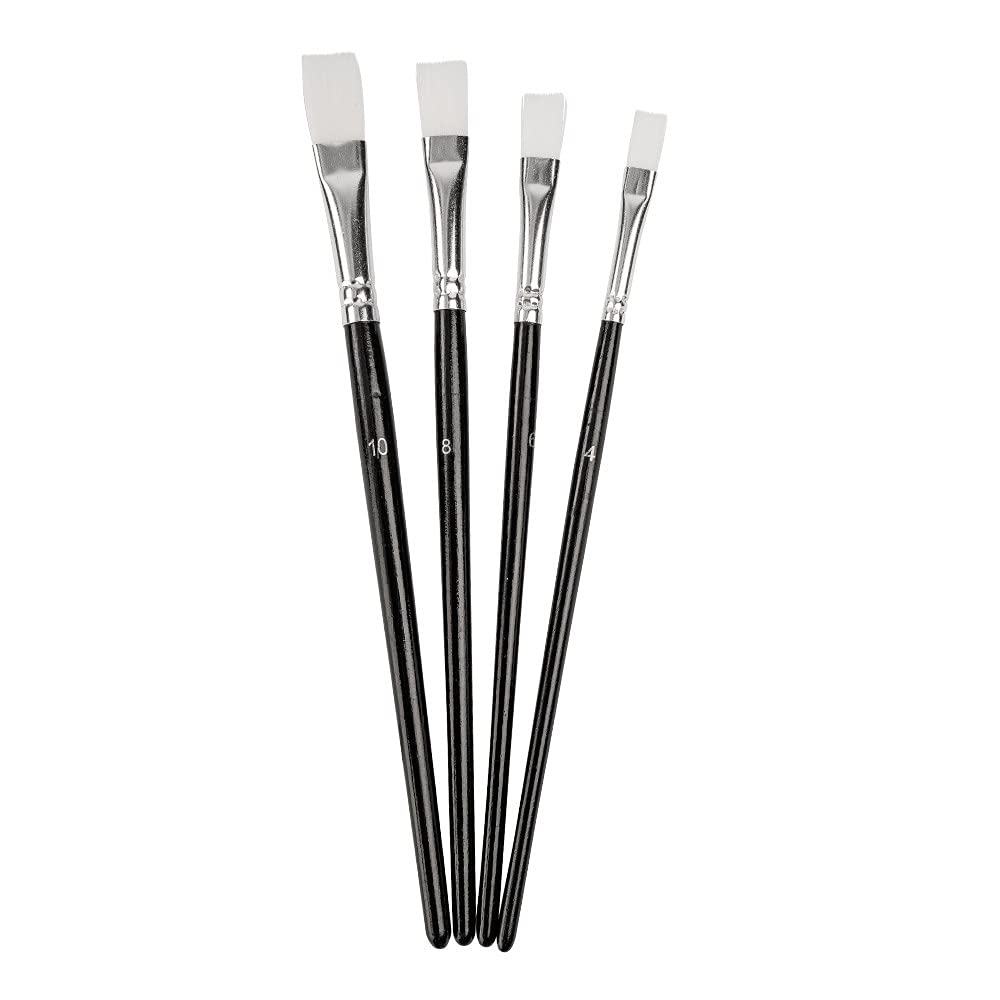 ideen-mit-herz-k-nstlerpinsel-flach-acrylhaar-4-st-ck-gr-en-4-6-8-10 image 1