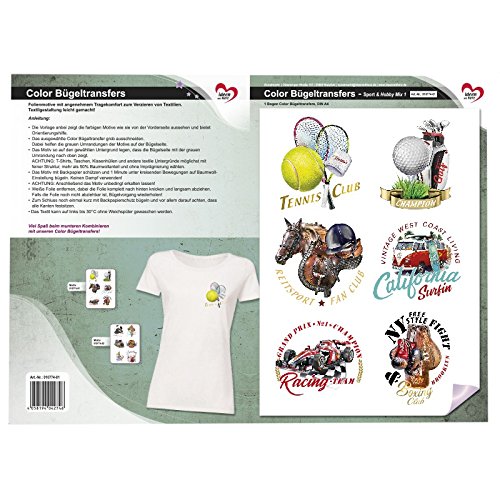 ideen-mit-herz-color-b-geltransfers-din-a4-sport-hobby-mix-1 image 2