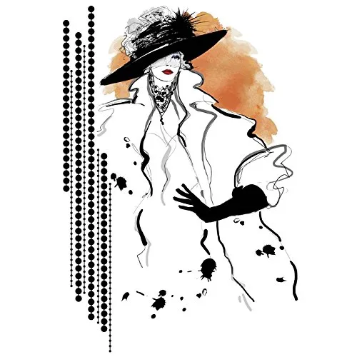 ideen-mit-herz-color-b-geltransfer-din-a4-fashion-frau image 1