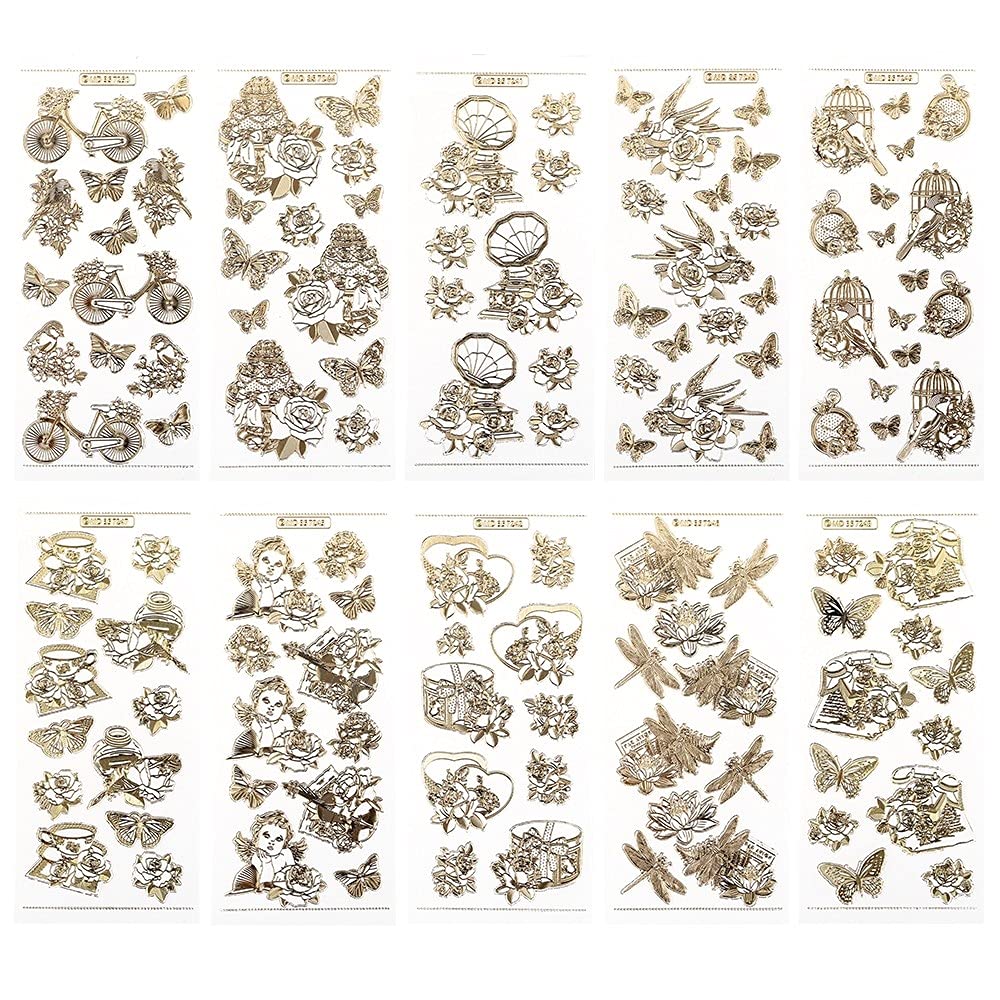 ideen-mit-herz-gravur-sticker-transparent-gold-10-bogen-10-x-23-cm-160-w-nsche image 6