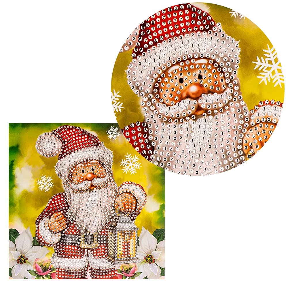 ideen-mit-herz-diamond-painting-gru-karte-weihnachtsmann-16x16cm image 2