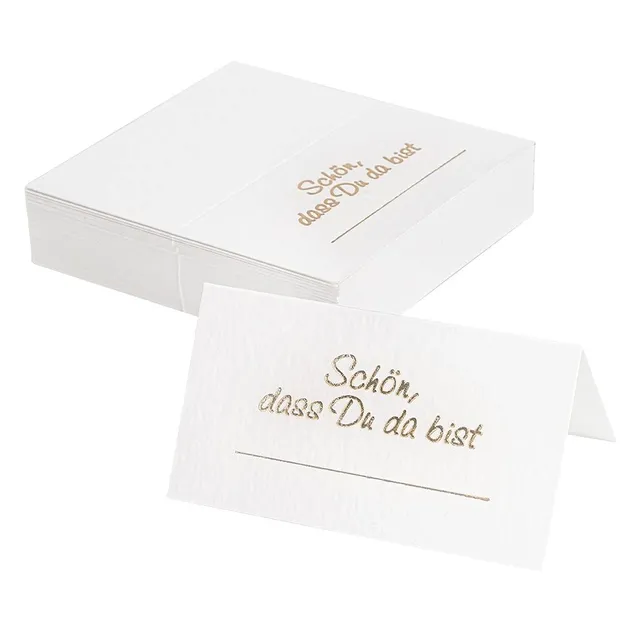ideen-mit-herz-tischkarten-sch-n-dass-du-da-bist-10-x-9-cm-strukturkarton-300-g- image 1
