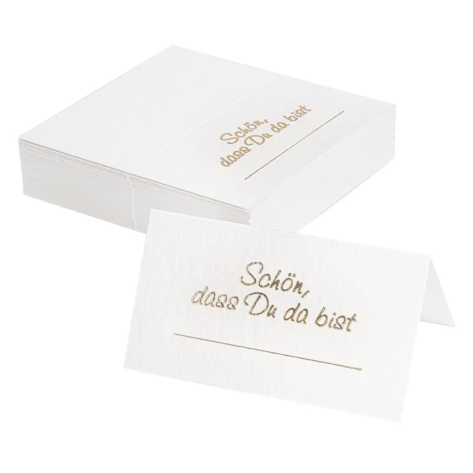 ideen-mit-herz-tischkarten-sch-n-dass-du-da-bist-10-x-9-cm-strukturkarton-300-g- image 1