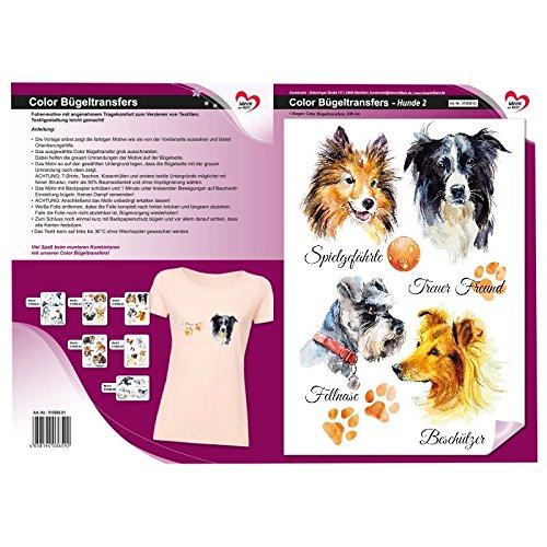 ideen-mit-herz-color-b-geltransfer-din-a4-hunde-2-b-gelmotive-f-r-textilien image 2