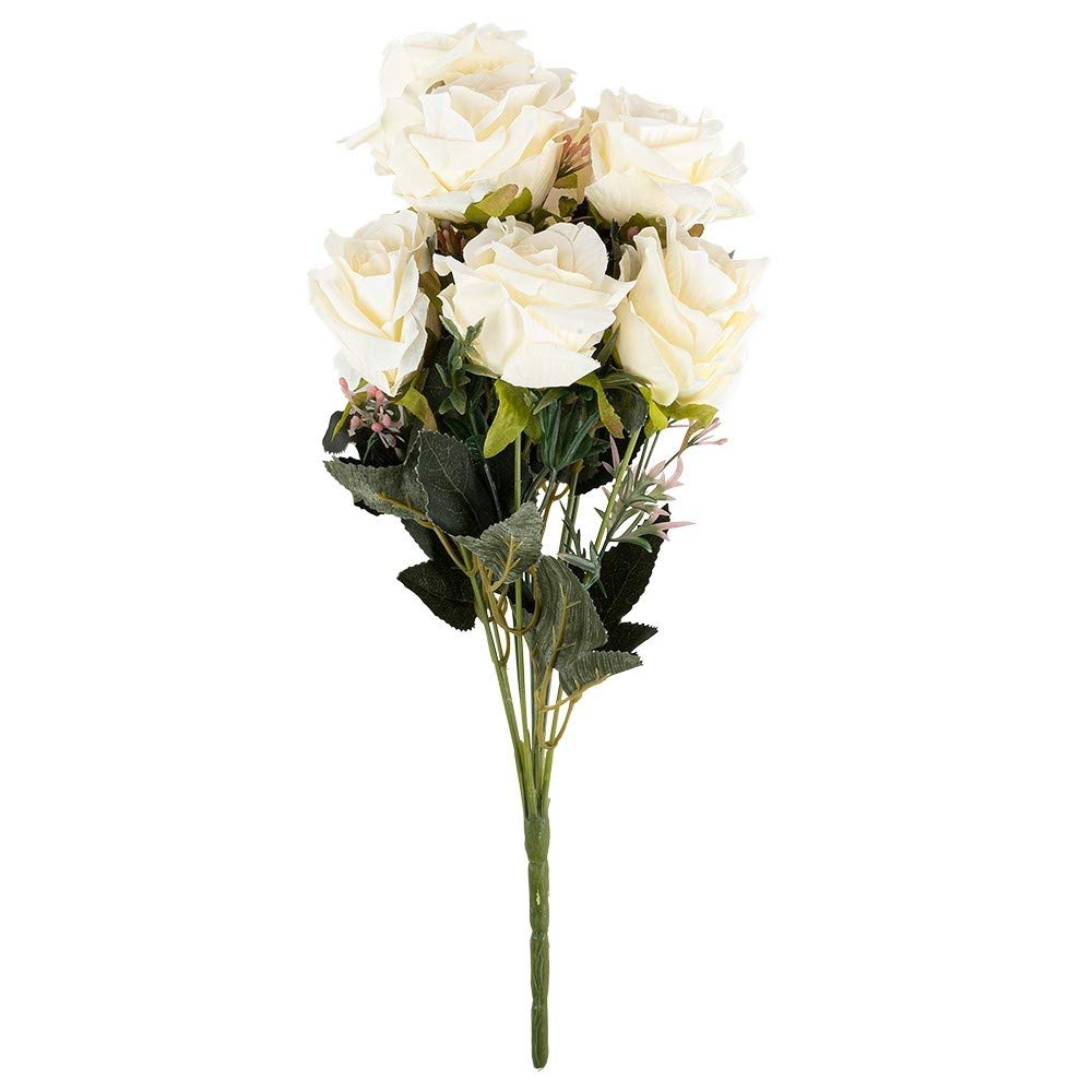 ideen-mit-herz-kunstblumen-rosenbusch-39cm-wei-gro-e-bl-ten-3-6cm image 1