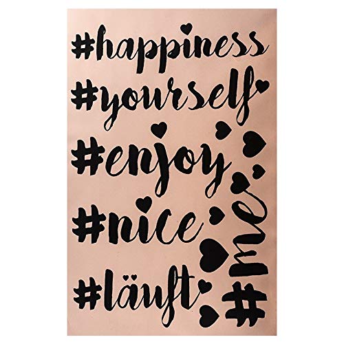 ideen-mit-herz-metallic-b-geltransfers-din-a4-statement-4-ros image 2