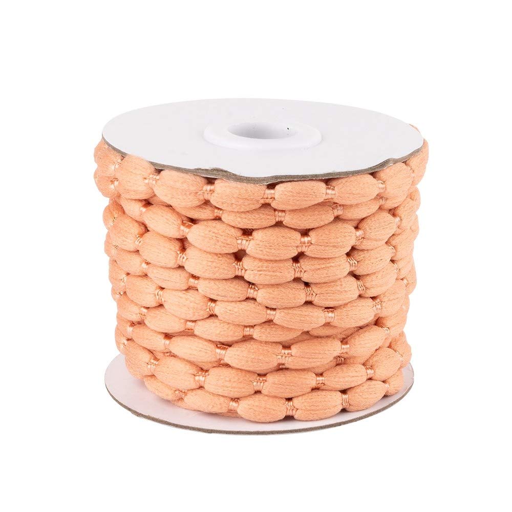 ideen-mit-herz-pompon-band-auf-rolle-1-cm-x-10-m-apricot image 1