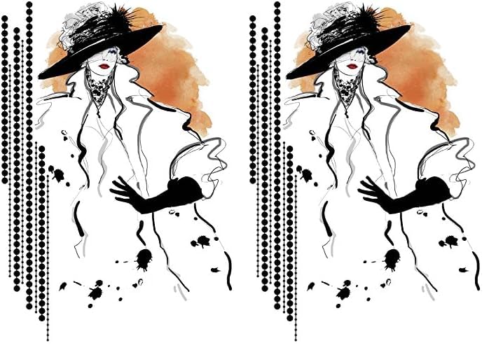 ideen-mit-herz-color-b-geltransfer-din-a4-fashion-frau image 5