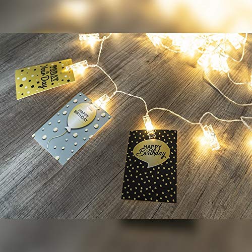 ideen-mit-herz-led-lichterkette-foto-clips-40-leds-warmwei-6m image 8