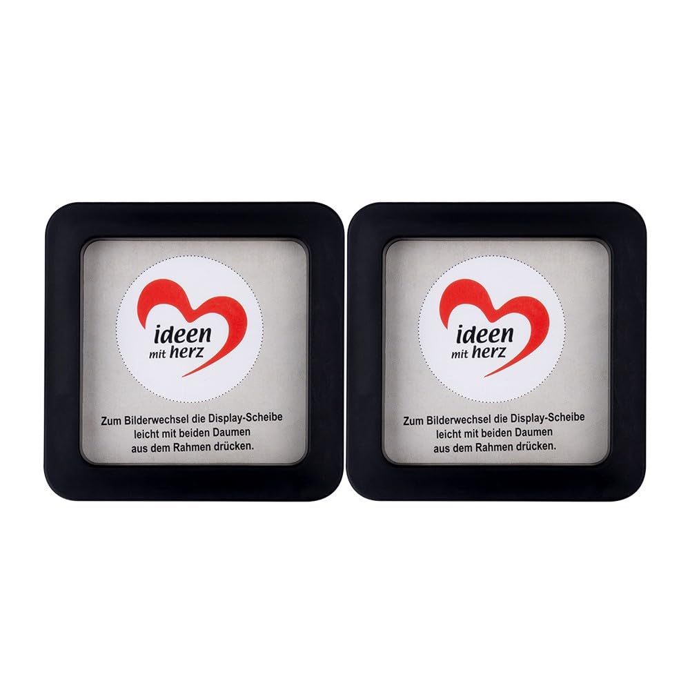 ideen-mit-herz-magnet-bilderrahmen-7x7x2-cm-schwarz-2-st-ck image 1
