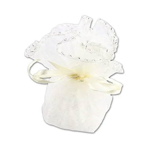 ideen-mit-herz-mini-organza-beutel-mit-zugband-champagner-100-st-ck image 1