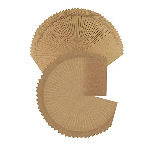 ideen-mit-herz-kraftpapier-karten-mit-umschlag-50-karten-270g-50-umschl-ge-10-5- image 1